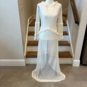 White Lace Beach Cover Up